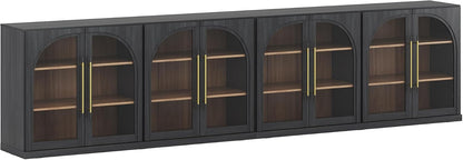 ✨ Modern Fluted Sideboard Cabinet | Elegant Storage Credenza for Living Room & Entryway