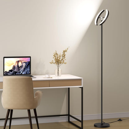 ✨ Modern LED Floor Lamp | Rotatable Dimmable Standing Light with Remote Control for Living Room & Bedroom