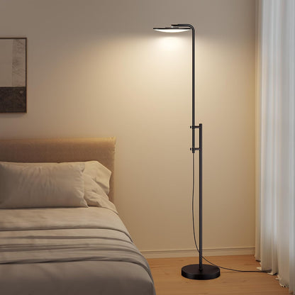 ✨ Modern LED Floor Lamp | 350° Rotatable Dimmable Standing Light with Remote Control for Living Room & Bedroom