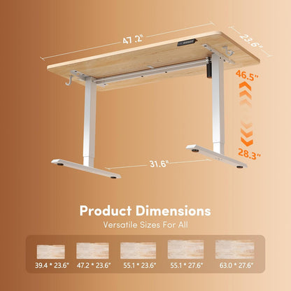 ⚡ Electric Standing Desk | Adjustable Height Ergonomic Computer Desk for Home Office & Gaming Setup