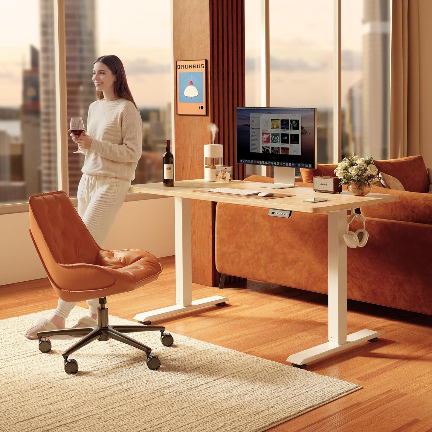 ⚡ Electric Standing Desk | Adjustable Height Ergonomic Computer Desk for Home Office & Gaming Setup