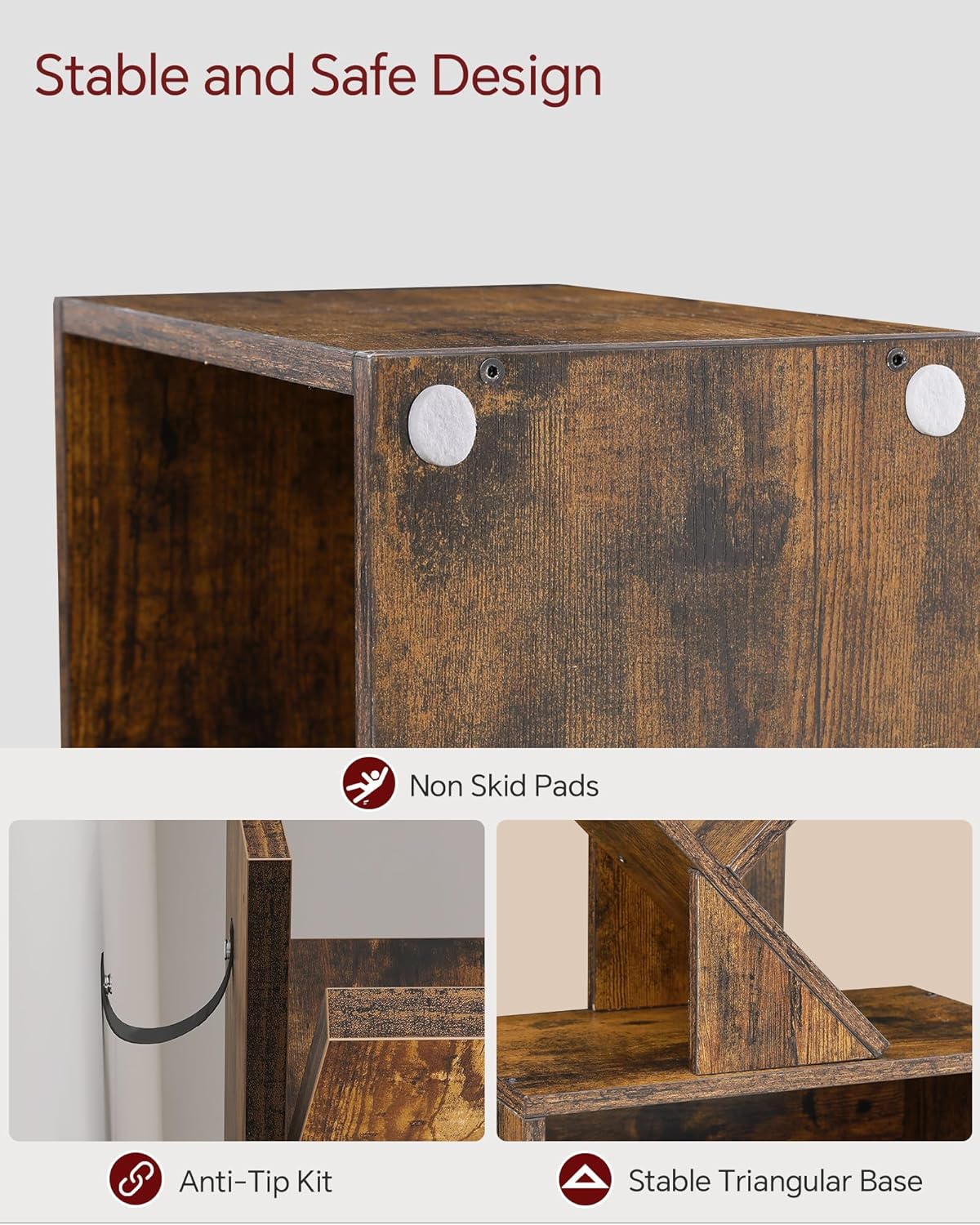 🌿 Modern Tree Bookshelf | Space Saving Decorative Storage Shelf for Bedroom & Living Room