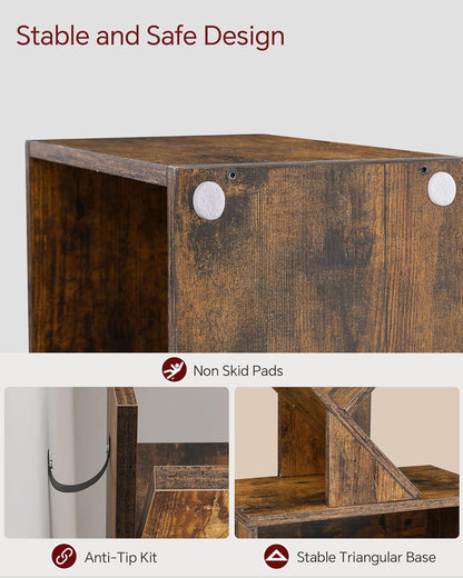 🌿 Modern Tree Bookshelf | Space Saving Decorative Storage Shelf for Bedroom & Living Room